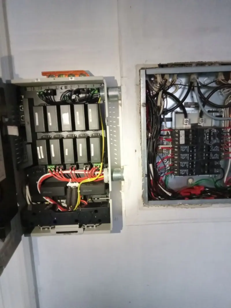 Electrical panel upgrade completed for Indoor Lighting Installation in St. Martin